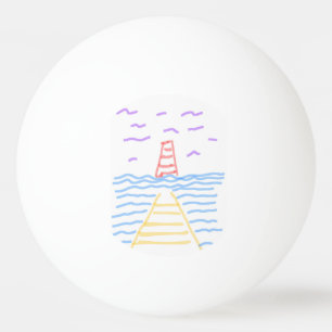 The Lighthouse and the Pier Ping Pong Ball