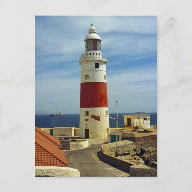 The Lighthouse at Europa Point Postcard (Front)