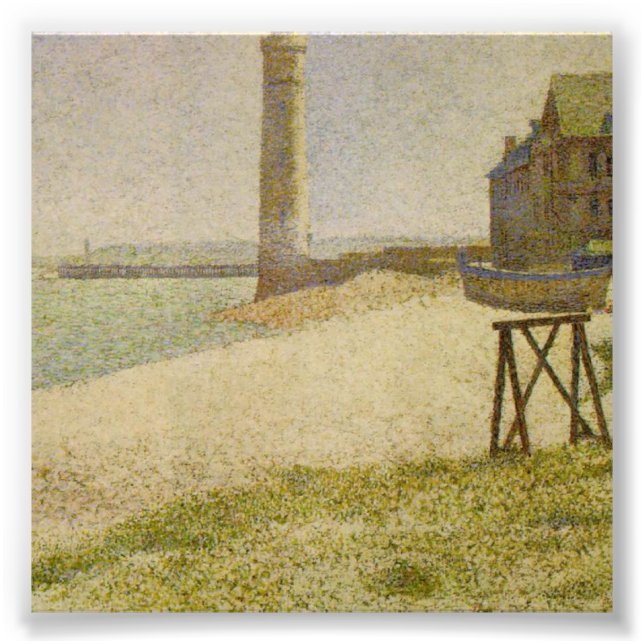 The Lighthouse at Honfleur by Georges Seurat Photo Print (Front)