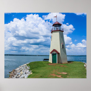 The Lighthouse at Lake Hefner, Oklahoma City Poster
