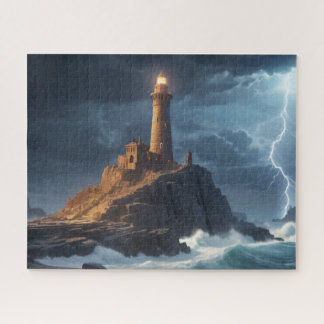 The Lighthouse of Alexandria as seen by Ai Jigsaw Puzzle
