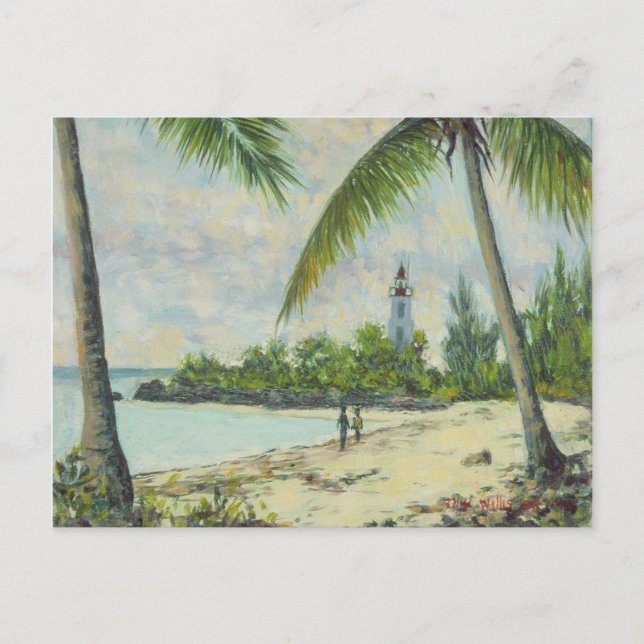 The Lighthouse Zanzibar 1995 Postcard (Front)