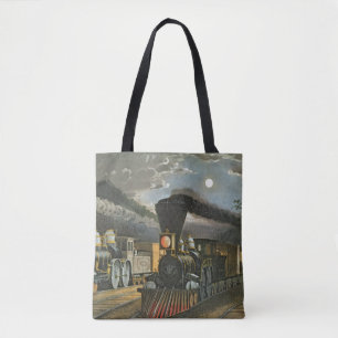 The Lightning Express Trains, 1863 Tote Bag