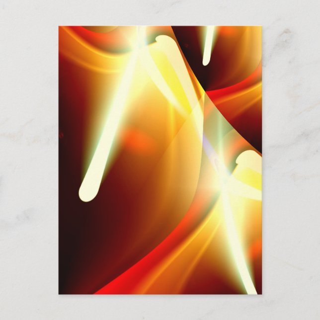 The Lights - Modern Abstract Sci-Fi Postcard (Front)