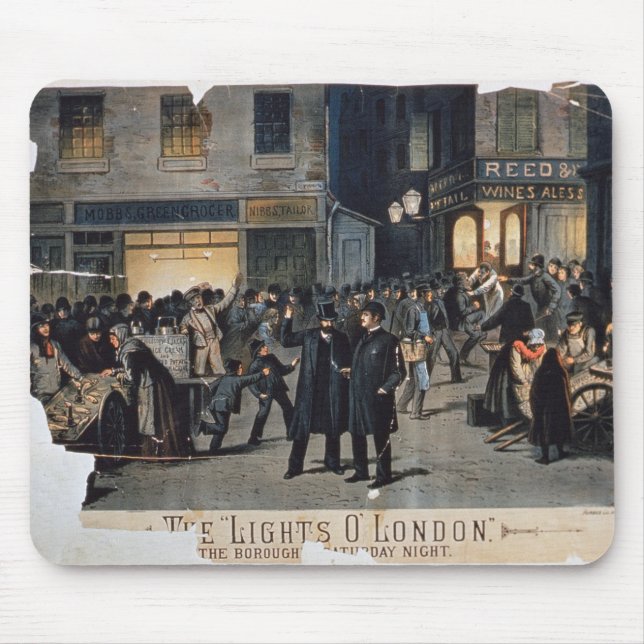 'The Lights O' London' (colour litho) Mouse Pad (Front)