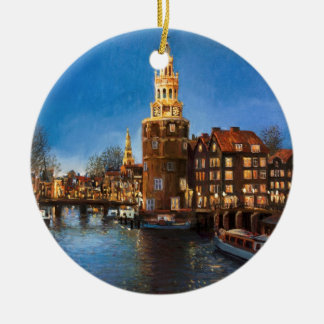 The Lights of Amsterdam Ceramic Ornament