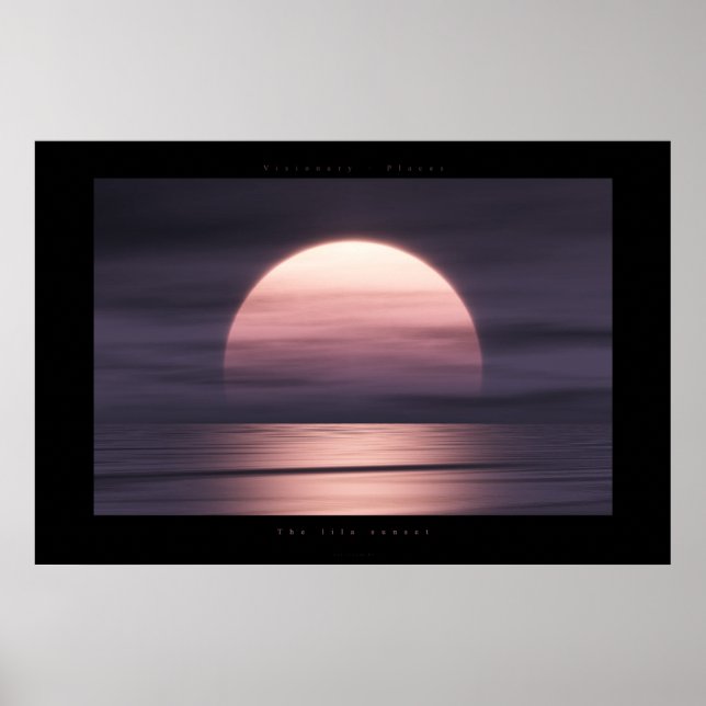 The lila sunset poster (Front)