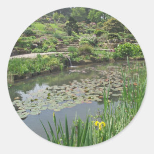 The Lily Pond at RHS Wisley Classic Round Sticker