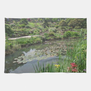 The Lily Pond at RHS Wisley Tea Towel