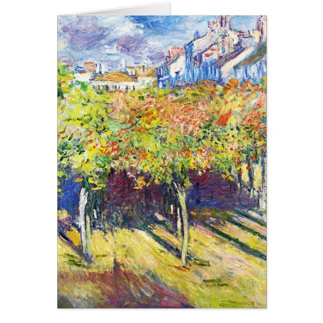 The Limes at Poissy Claude Monet cool, old, master (Front)