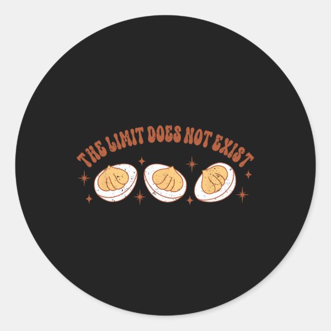 The Limit Does Not Exist  Classic Round Sticker (Front)
