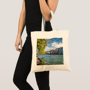 The Limmat River, Zurich Tote Bag