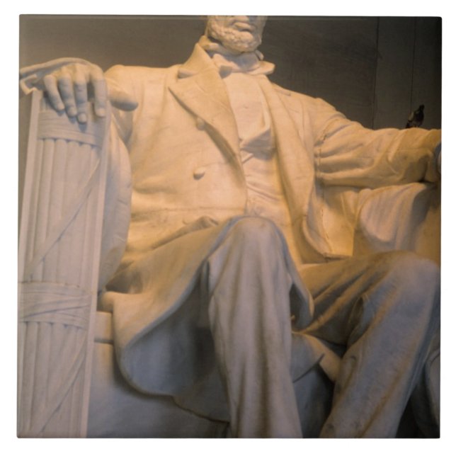 The Lincoln Memorial in Washington DC. Ceramic Tile (Front)