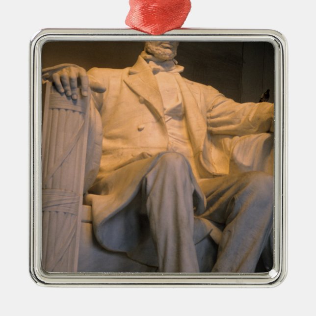 The Lincoln Memorial in Washington DC. Metal Tree Decoration (Front)