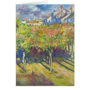 The Lindens of Poissy by Claude Monet