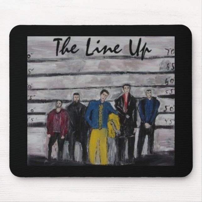 THE LINE UP MOUSE PAD (Front)