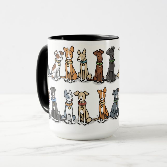 The Lineup Dog Mug (Front Left)