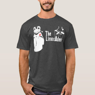 The Linu Admin Tu Penguin for Linu Hackers T-Shirt