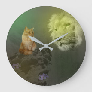 The Lion And The Cat, Wall Clock