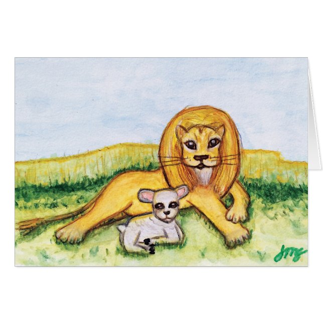 The Lion and the Lamb (Front Horizontal)