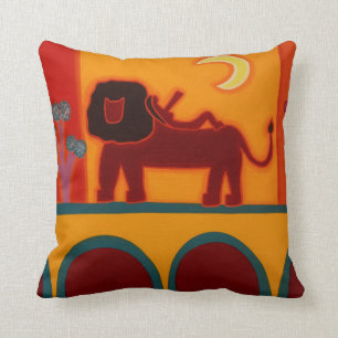 The Lion From Fulham Broadway 2008 Cushion