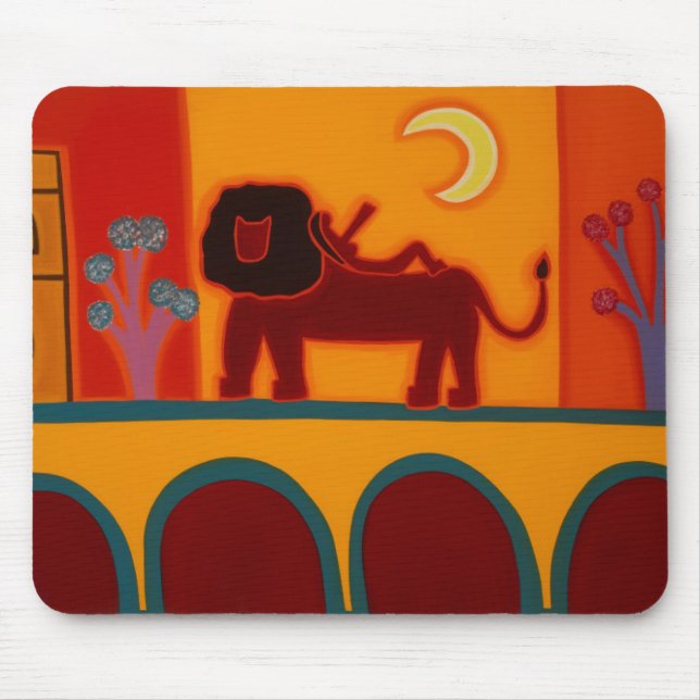 The Lion From Fulham Broadway 2008 Mouse Pad (Front)