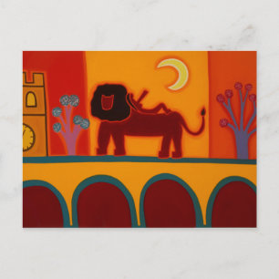 The Lion From Fulham Broadway 2008 Postcard