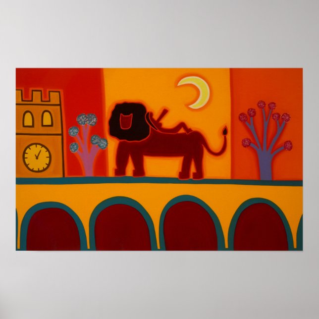 The Lion From Fulham Broadway 2008 Poster (Front)