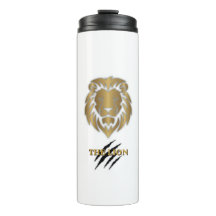 The Lion Gold & Black Graphic Mug