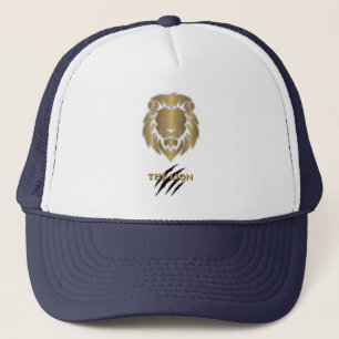 The Lion Gold & Black Graphic Trucker Hat