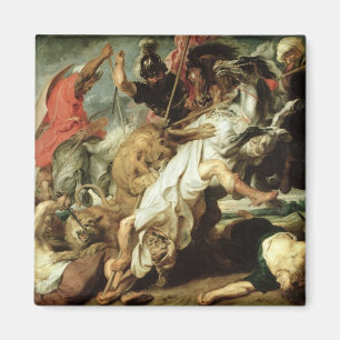 The Lion Hunt, 1621 Magnet