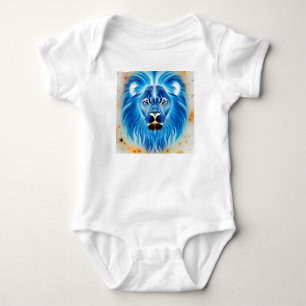 The Lion in Negative Baby Bodysuit