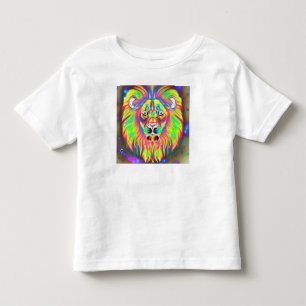 The Lion in Negative Rainbow Toddler T-Shirt