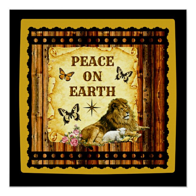 The Lion Lays Down With The Lamb Poster (Front)