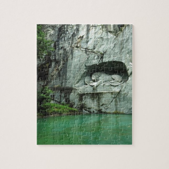 The Lion Monument in Lucerne Jigsaw Puzzle (Vertical)