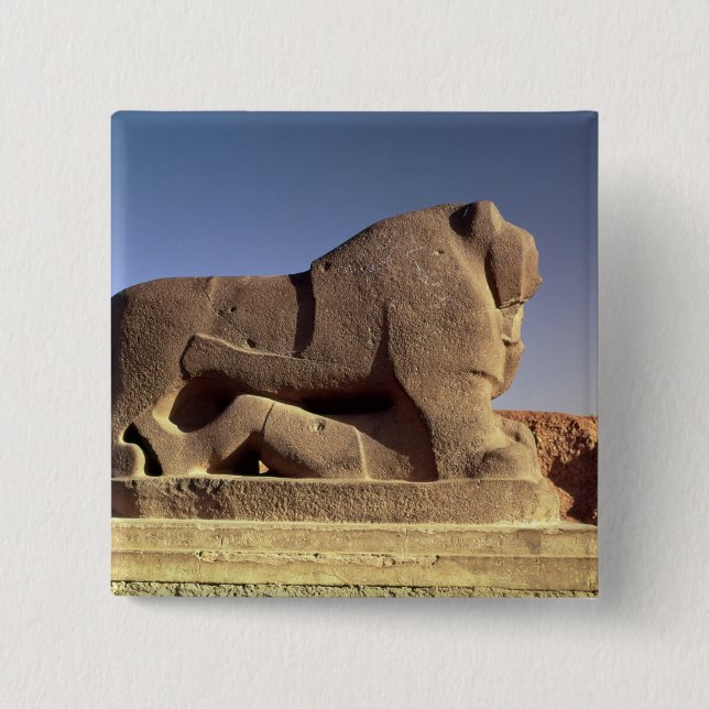 The Lion of Babylon 15 Cm Square Badge (Front)