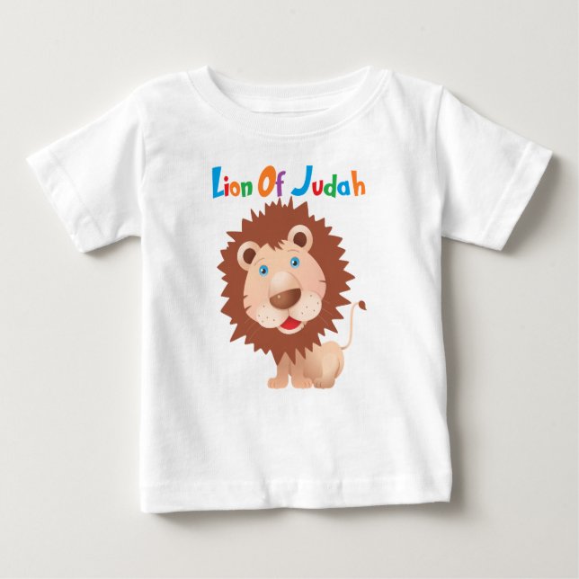 The Lion Of Judah Baby T-Shirt (Front)