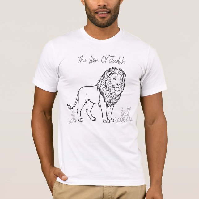 The Lion of Judah Christian Tri-Blend Shirt (Front)