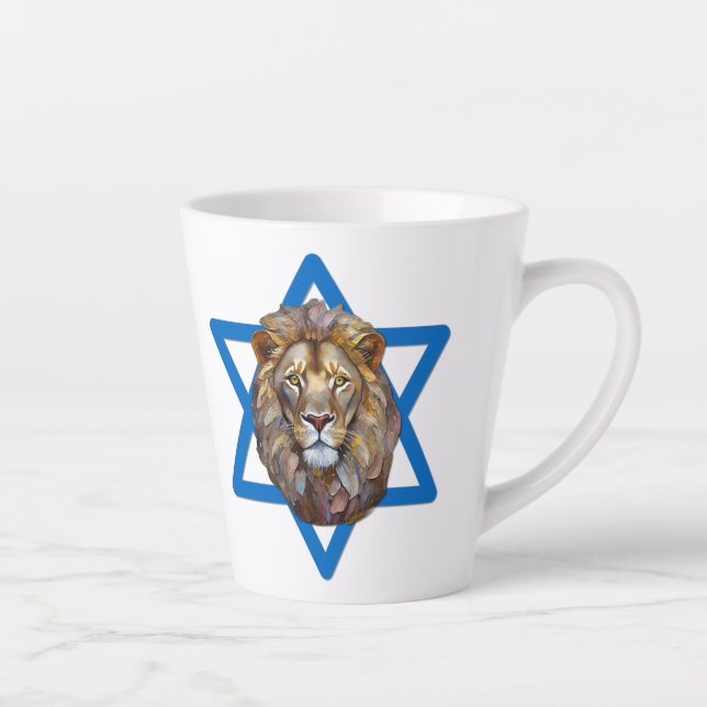 The Lion Of Judah Latte Mug (Right)