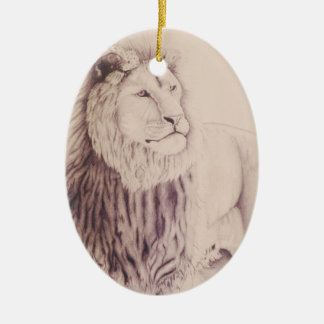 The Lion of Judah Merry Christmas Ornament