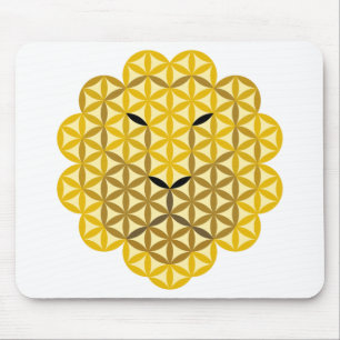 The Lion Of Life - Alpha Male- 01, Sacred Animals. Mouse Pad