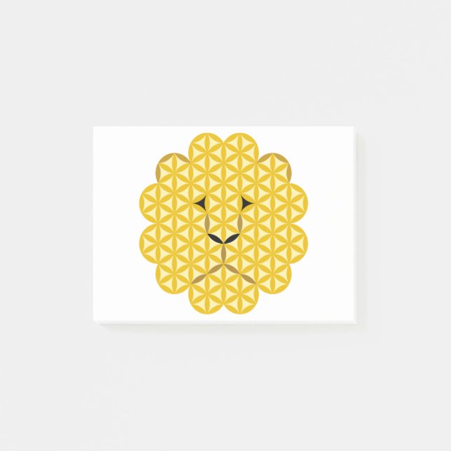 The Lion of Life - Sacred Animals, 08 Post-it Notes (Front)
