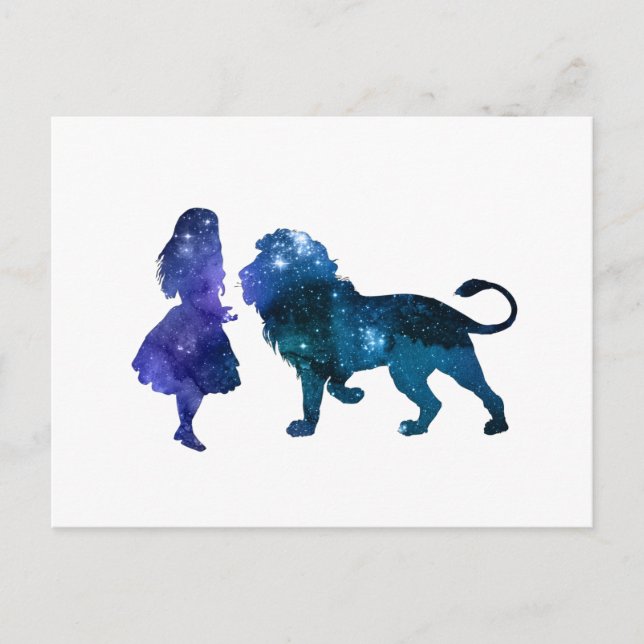 The lion postcard (Front)