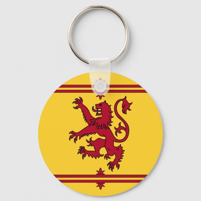 The Lion Rampant of Scotland Key Ring (Front)