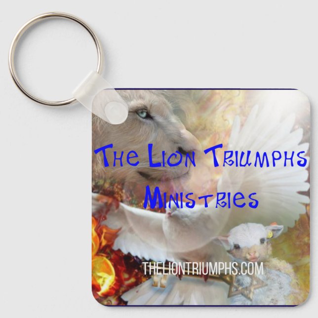 The Lion Triumphs Keychain (Front)