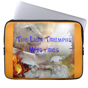 The Lion Triumphs Laptop Sleeves