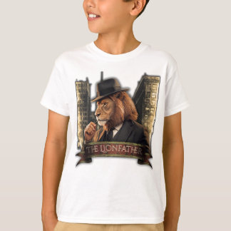 The Lionfather – Mafia Style Lion in Suit T-Shirt