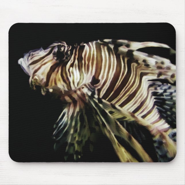 The Lionfish Mouse Pad (Front)