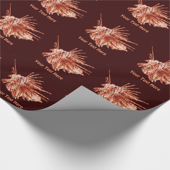 The Lionfish Wrapping Paper (Corner)