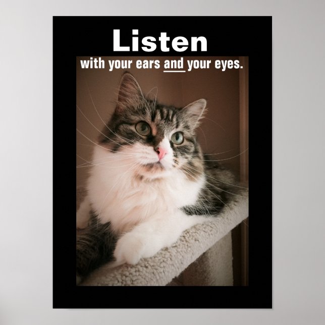 The Listening Poster (Front)